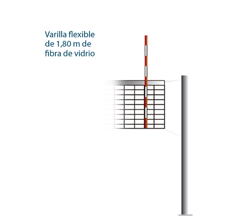 ANTENA VARILLA VOLEY