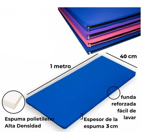 COLCHONETA ESPUMA 100x40x3cm C/CIERRE