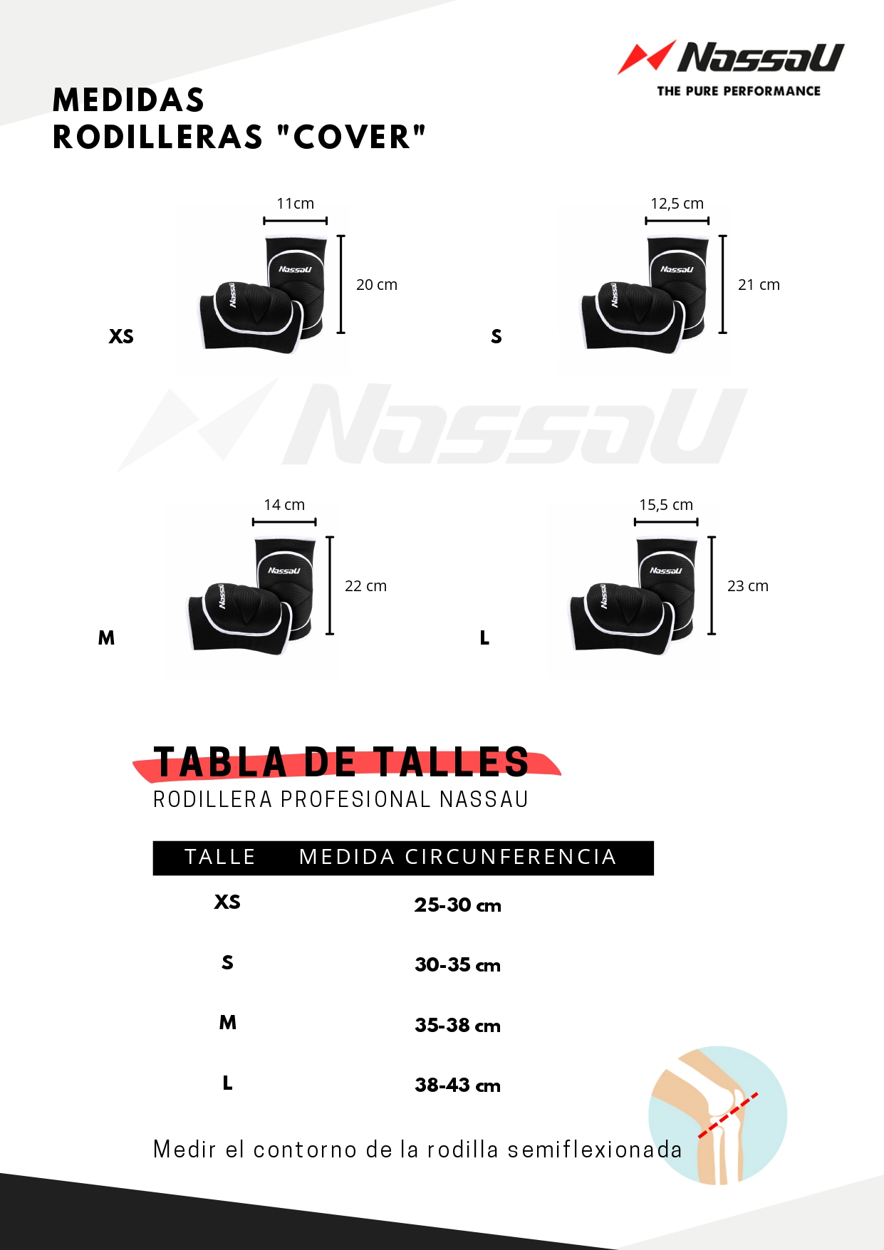 RODILLERA VOLEY/PATIN NASSAU