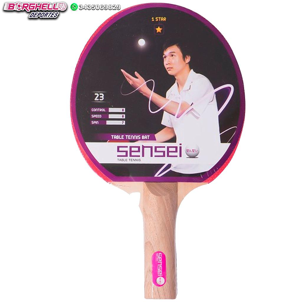 PALETA PING PONG SENSEI 1 STAR