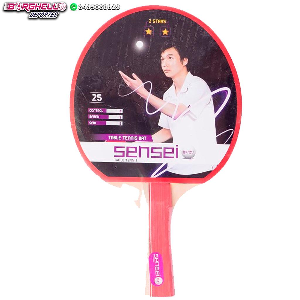 PALETA PING PONG SENSEI 2 STAR