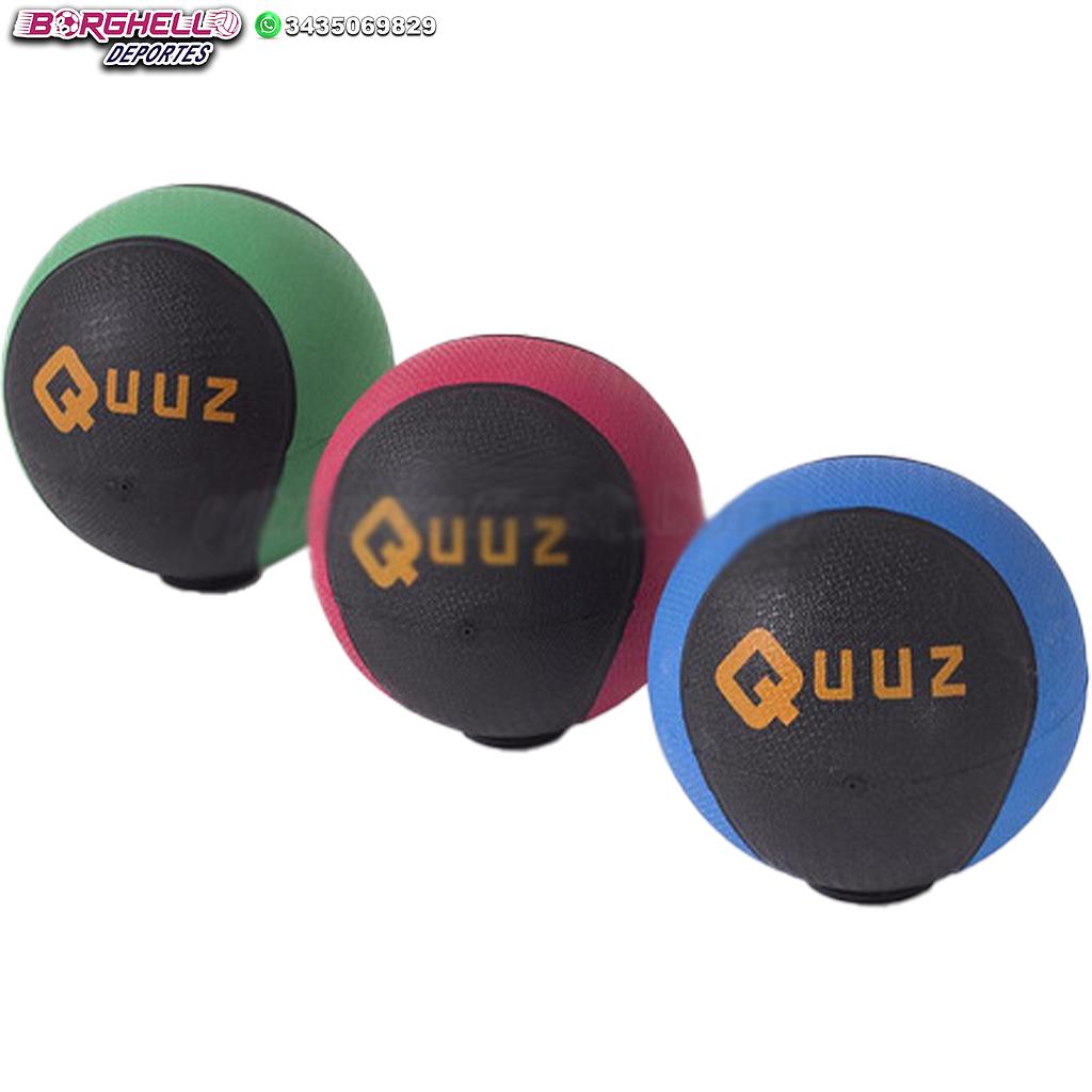 MEDICINE BALL QUUZ CAUCHO C/PIQUE