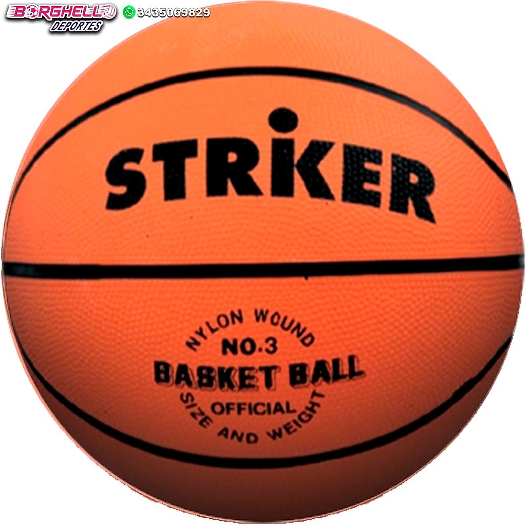 PELOTA BASQUET STRIKER CAUCHO