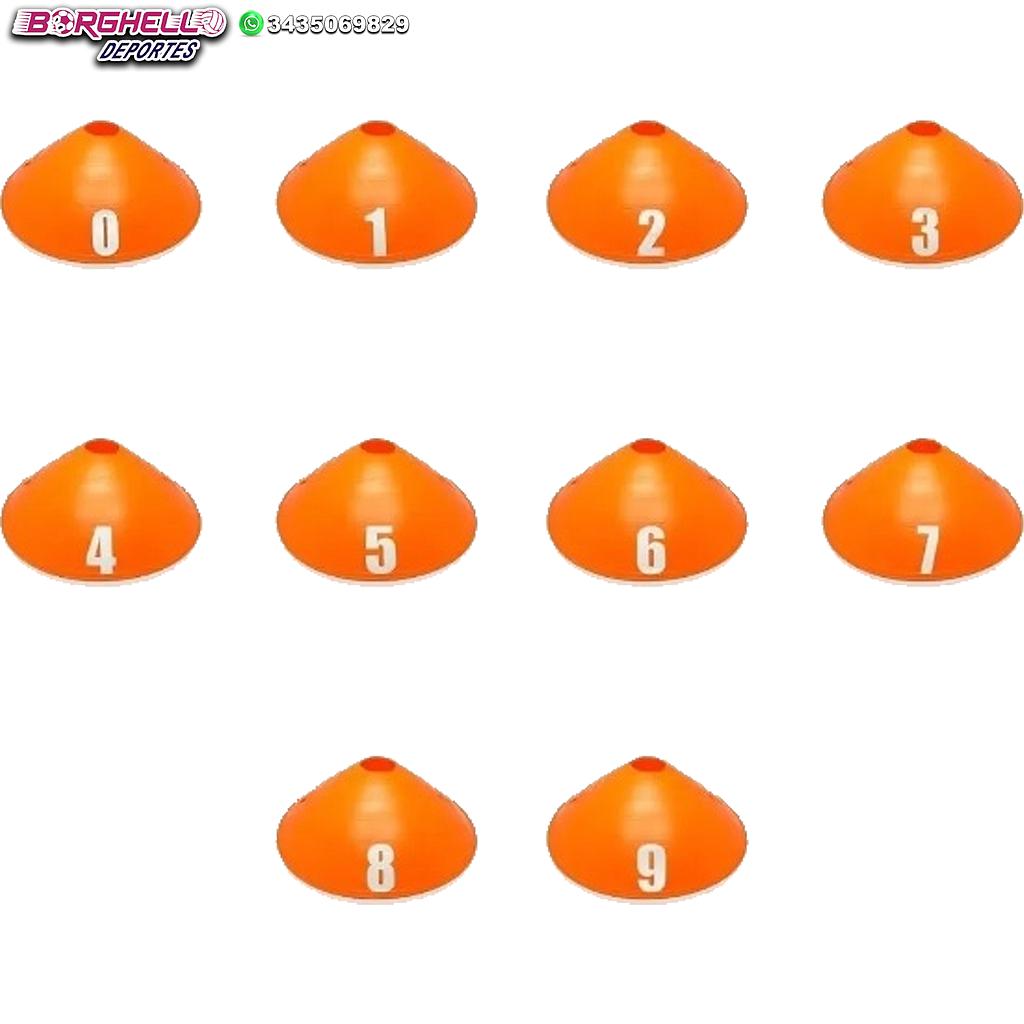 CONO TORTUGA PACK 10unid NUMERADOS