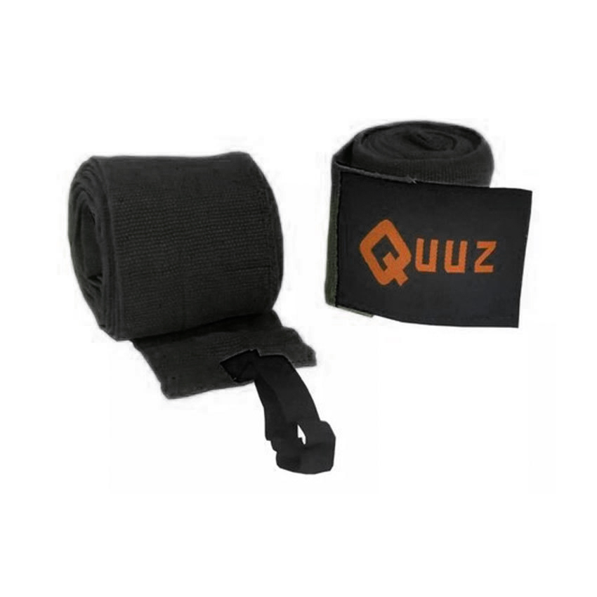 VENDAS BOXEO QUUZ NEGRA/ROJA 3mts (venta x par)