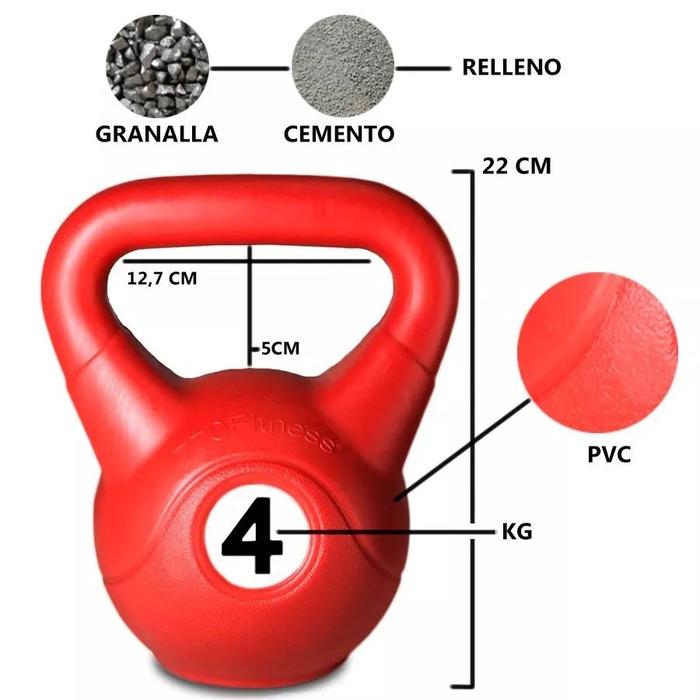 PESA RUSA PVC (RELLENO CEMENTO)
