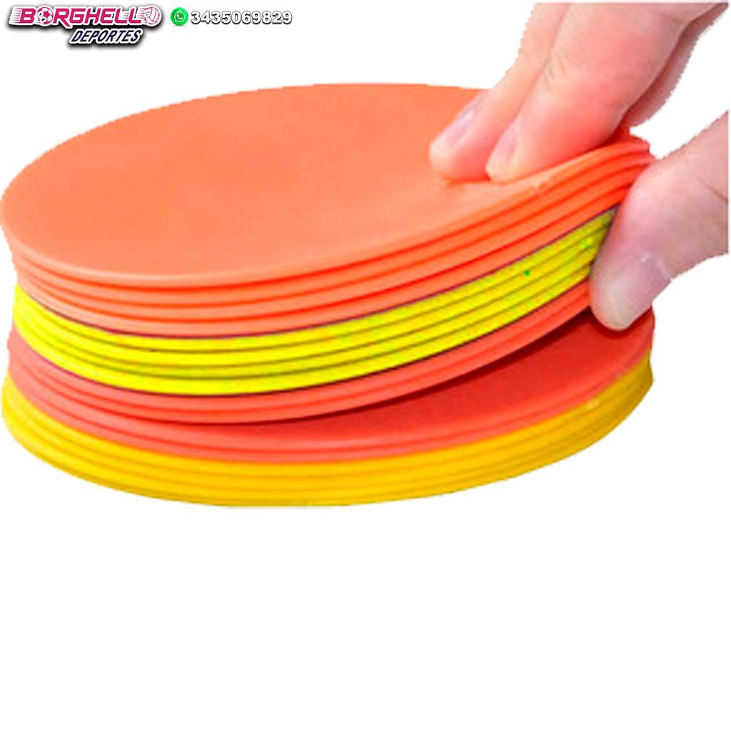 [COPL001] Cono Plano de Goma Para Marcacion