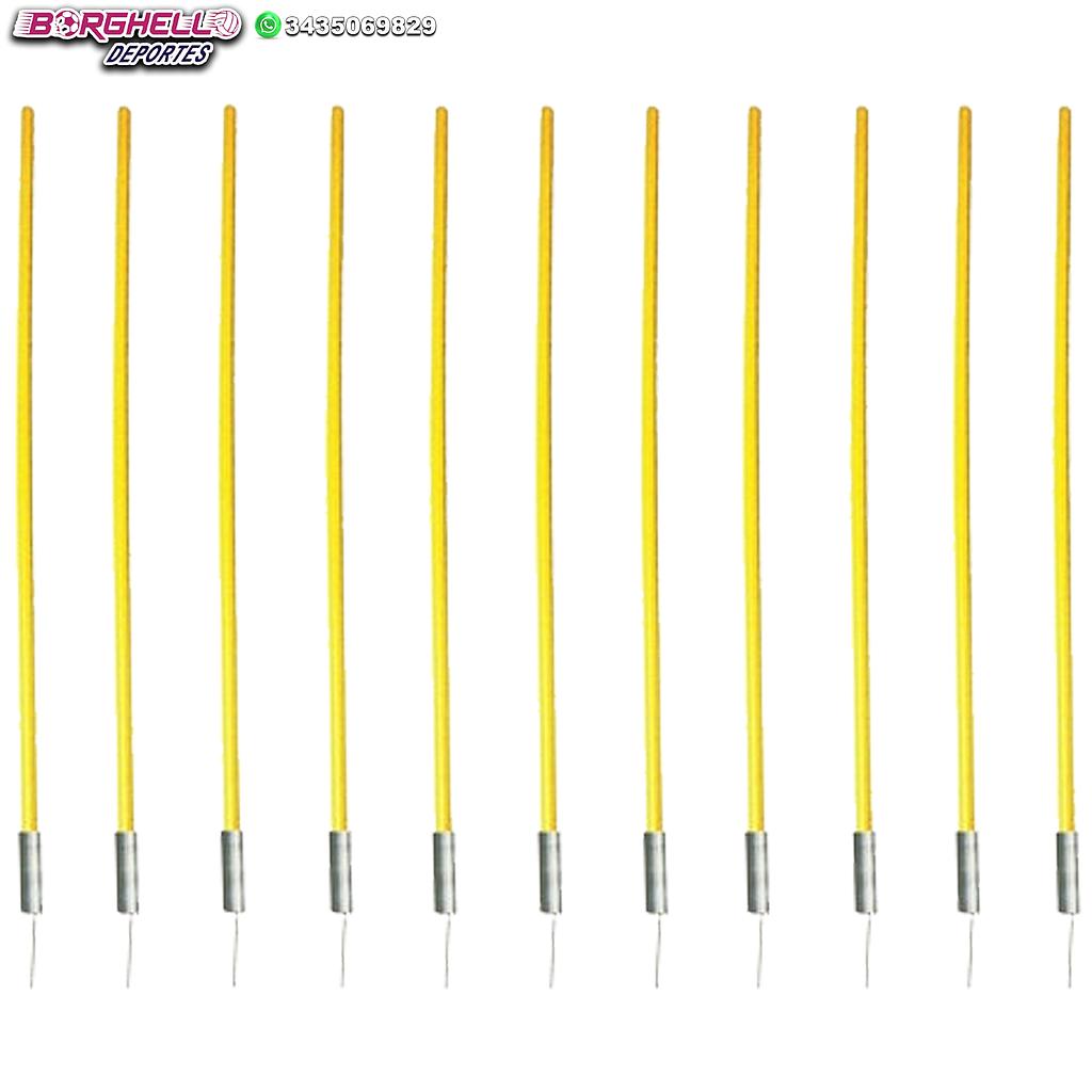 [CODR100G] Estaca Slalom de PVC (con resorte) (100cm)