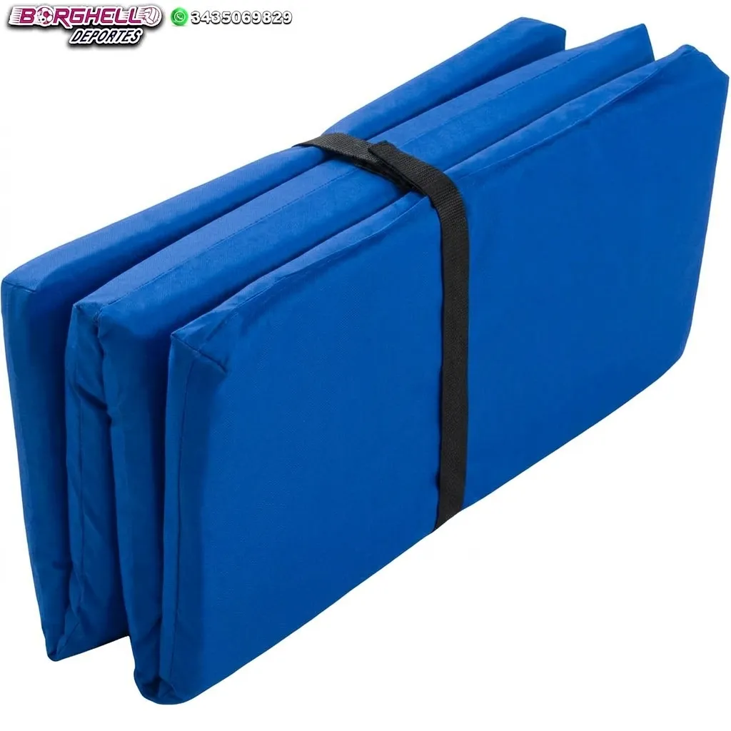 [FTCO002B] Colchoneta Plegable Compactada 90x50x2cm (Azul)