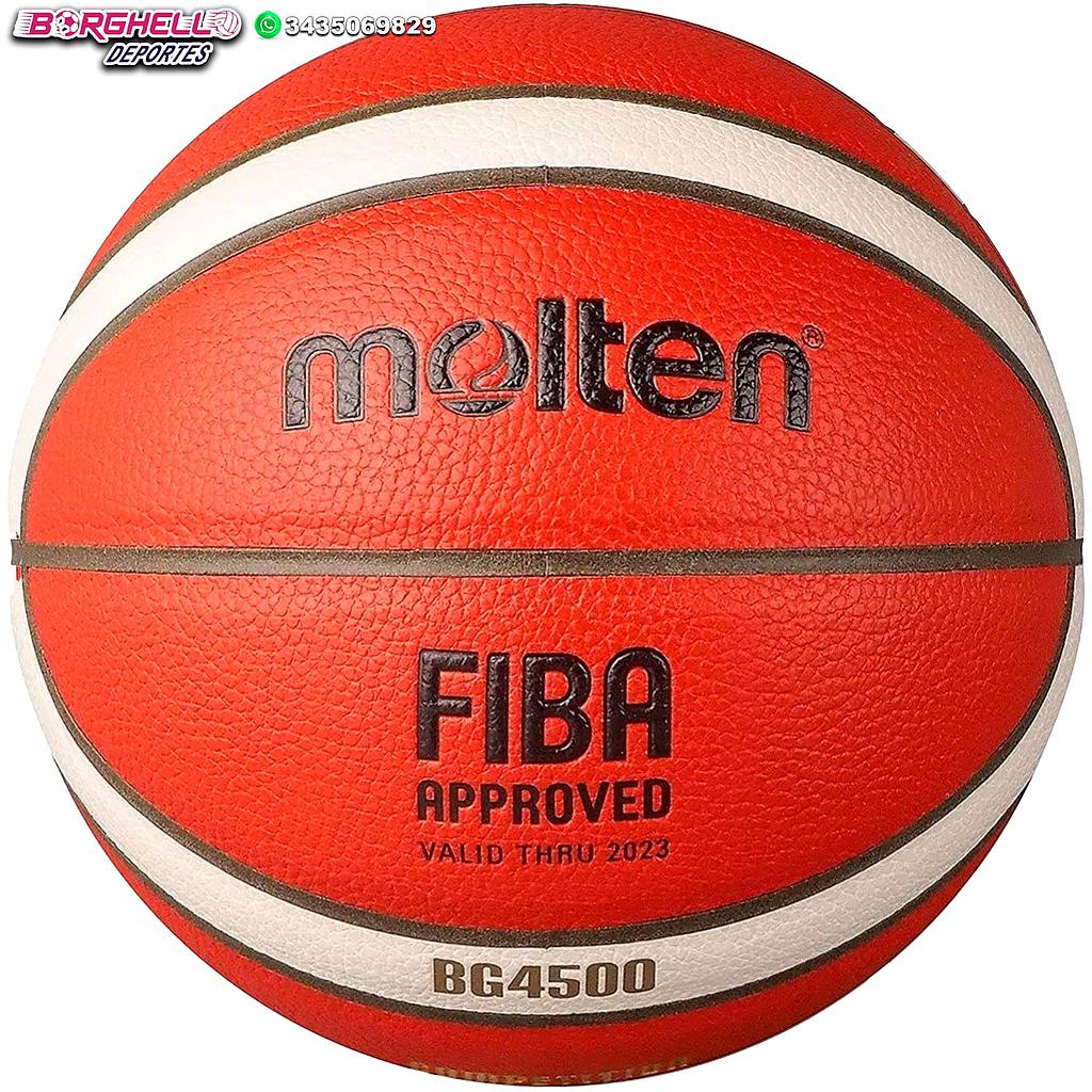 [2116] Pelota de Basquet Molten BG4500 - Oficial de Cuero (N°6)