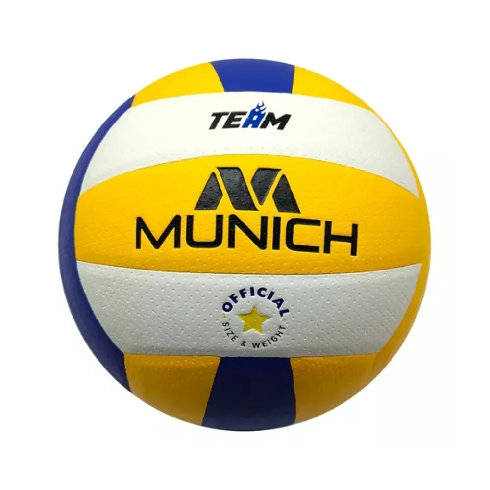 [TEAM025 T5] Pelota de Voley Munich Team (Amarillo Azul Blanco)