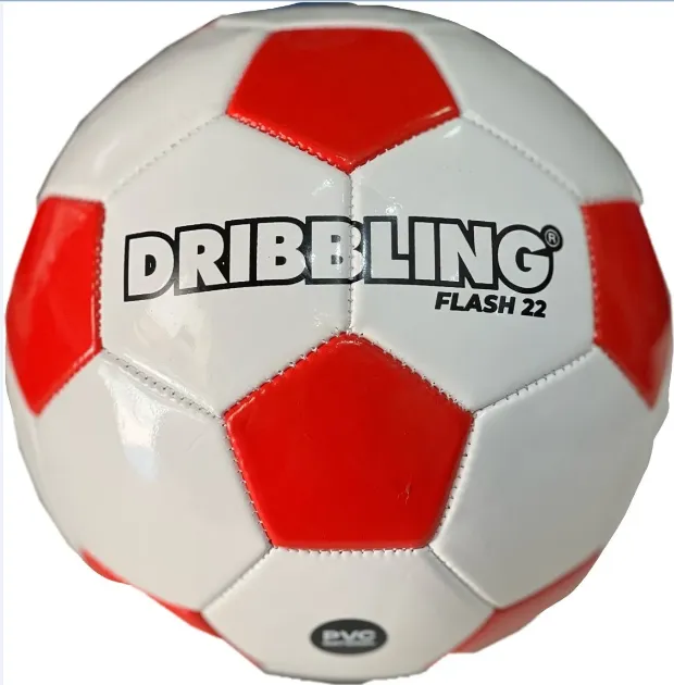 [259] Pelota de Futbol DRB Flash (Blanco y Rojo)