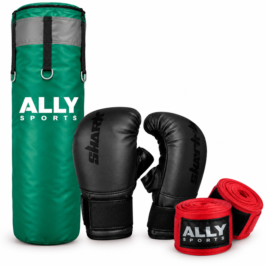 Kit de Boxeo Bolsa 1,20mtr + Guantin + Vendas